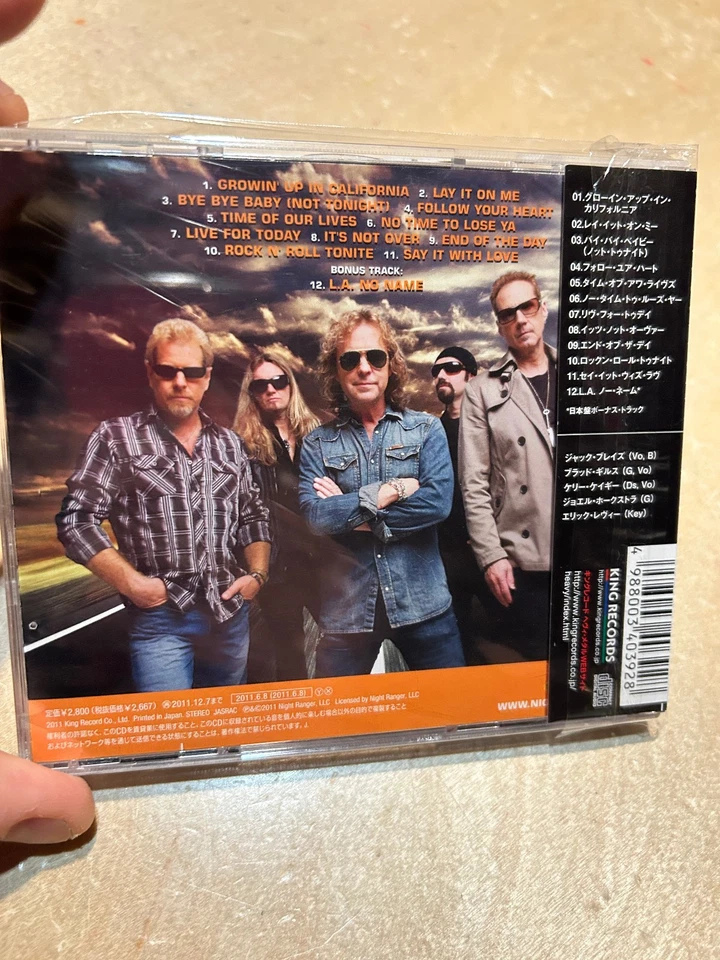 Night Ranger Somewhere in California CD with Obi JAPAN EDITION  RELEASE - Image 3 of 3