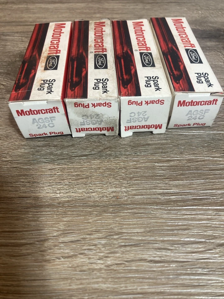 (4) Motorcraft AGSF24C Spark Plugs 1988-1990 Ford Escort 1.9L-L4 EFI  See Notes - Изображение 3 из 4