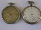 2 Vintage Pocket Watch ELGIN + LANGENDORF For Parts