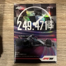 2025 Topps Chrome F1 KIMI ANTONELLI RC Top Speed Refractor #TS-4 Rookie