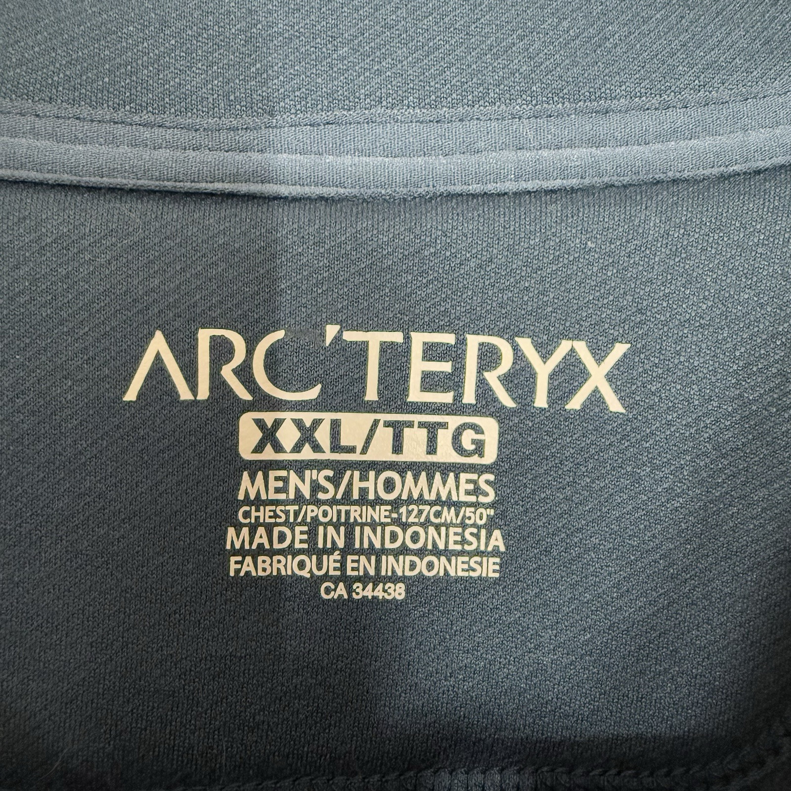 ARC'TERYX ARCTERYX Straibo Giacca Uomo Taglia 2XL 46 Pile Soft Shell Escursionismo Sci Blu