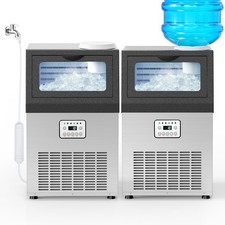 175W 32kg/24H Commercial Ice Maker Ice Cube Machine Restaurant Bar Club Home