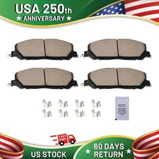 Pair Front Ceramic Disc Brake Pads for Lincoln Aviator 2020 - 2023 Ford Explorer