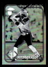 Tyler Fitzgerald 2024 Topps Chrome Negative Refractor RC #131 Giants ESE