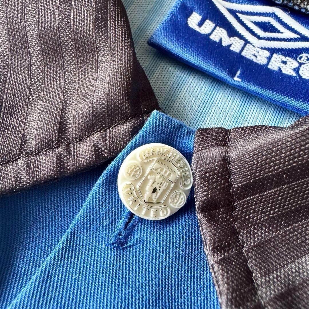 Manchester United 96/97 3rd Umbro Vintage Jersey L Collared | eBay
