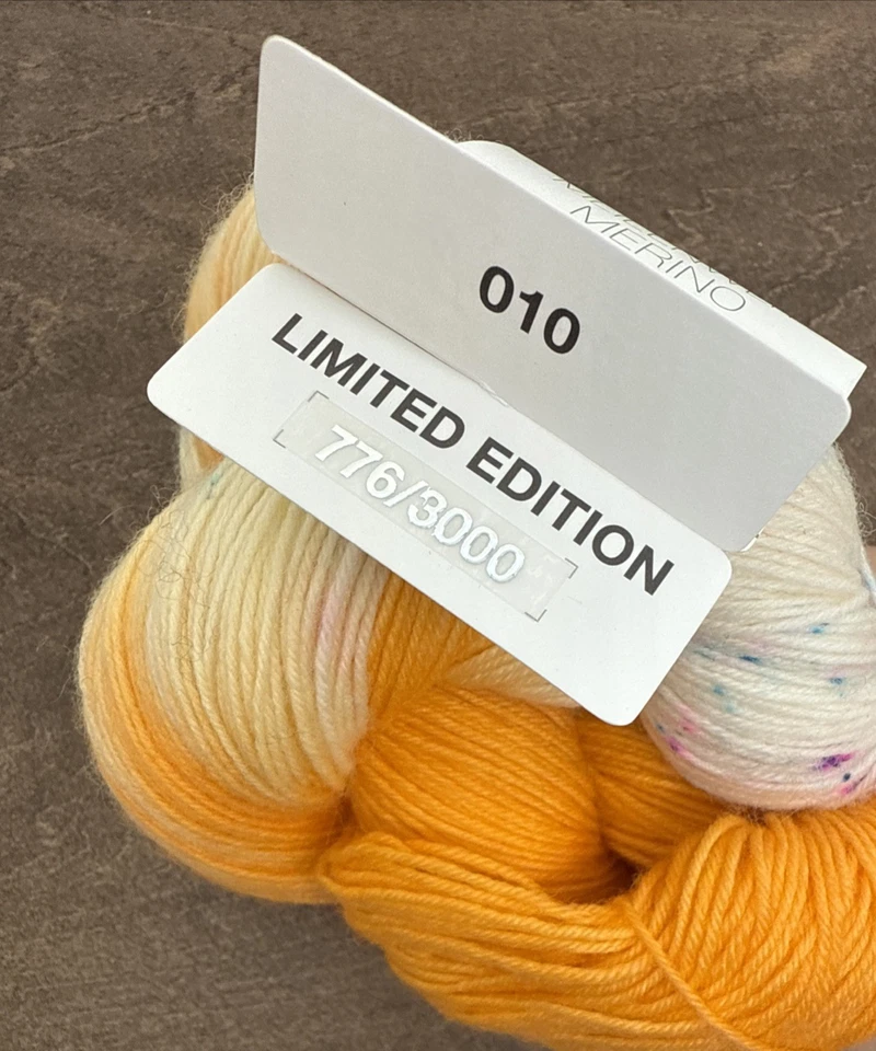 Lana Grossa Meilenweit Merino Sock Yarn Limited Ed. Hand Dyed Speckle Jasprit - Image 3 of 4