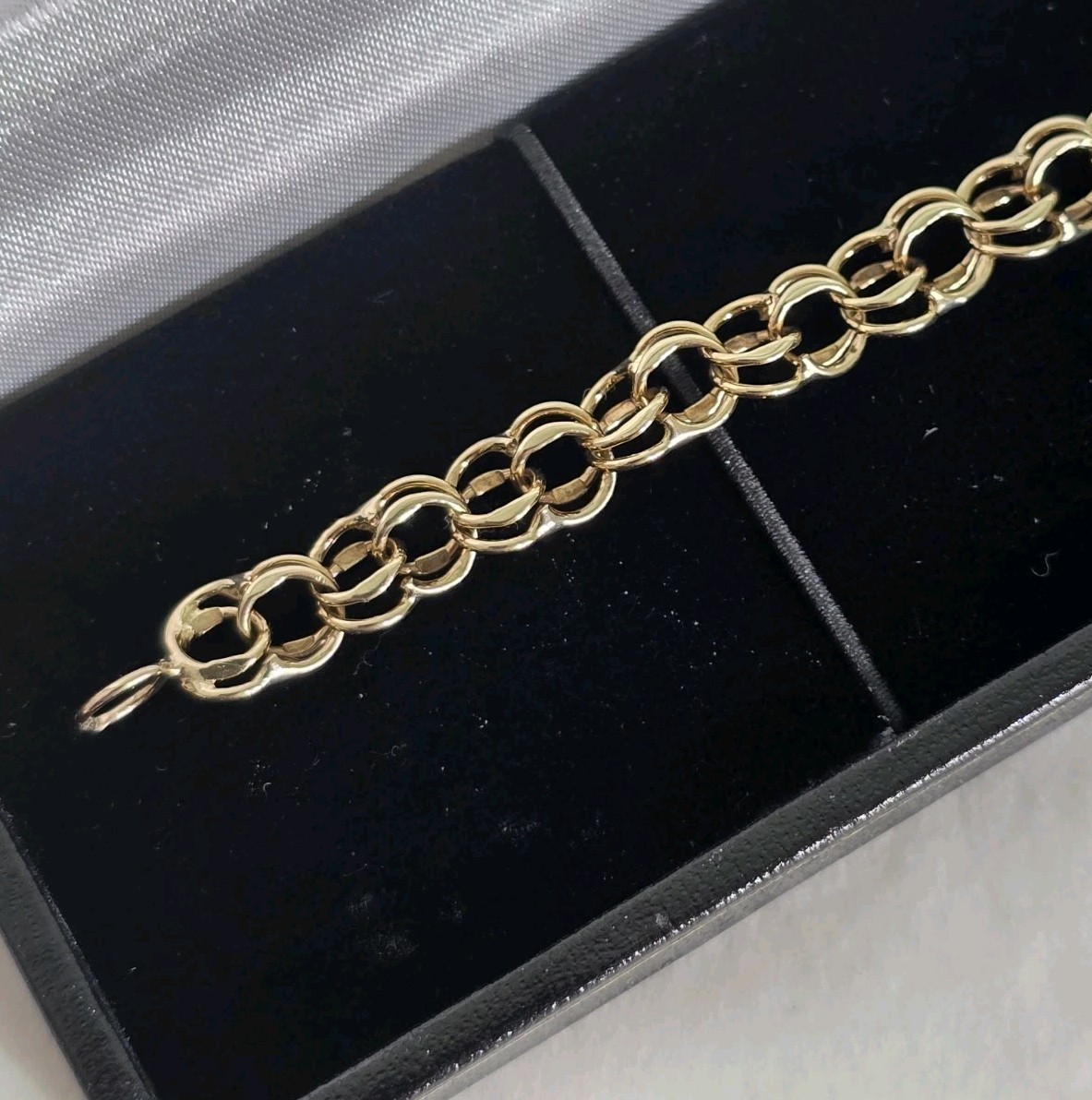 9ct Solid Yellow Gold ID ( Identification ) Brace… - image 11