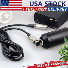 XLR Microphone MIC 3 Pin Male To Female Cable Cord Connector Extension Shielded