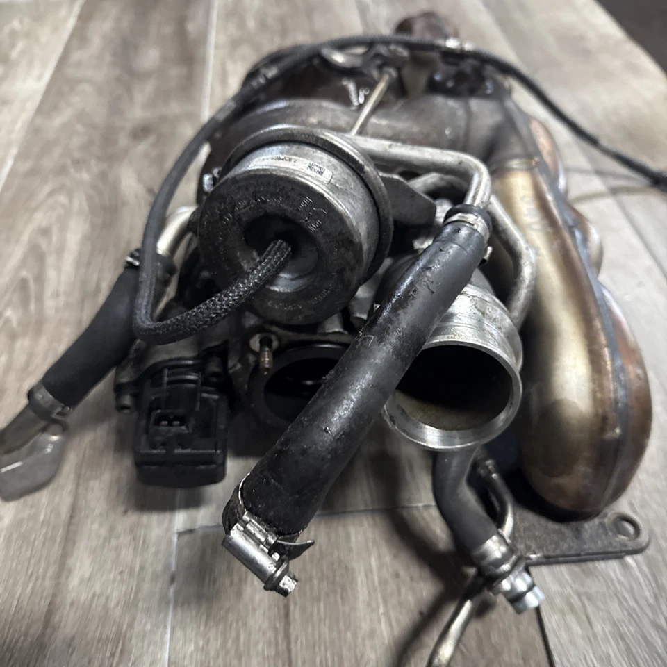 BMW X5 X6 (E70 E71) 2011-2014 3,0 L N55 TURBO MOTOR TURBOCOMPRESOR con colector Foto 4 de 4