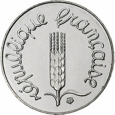 Frankreich, Centime, &Eacute;pi, 1992, Paris, PP, Stainless Steel, STGL, Gadoury:91b