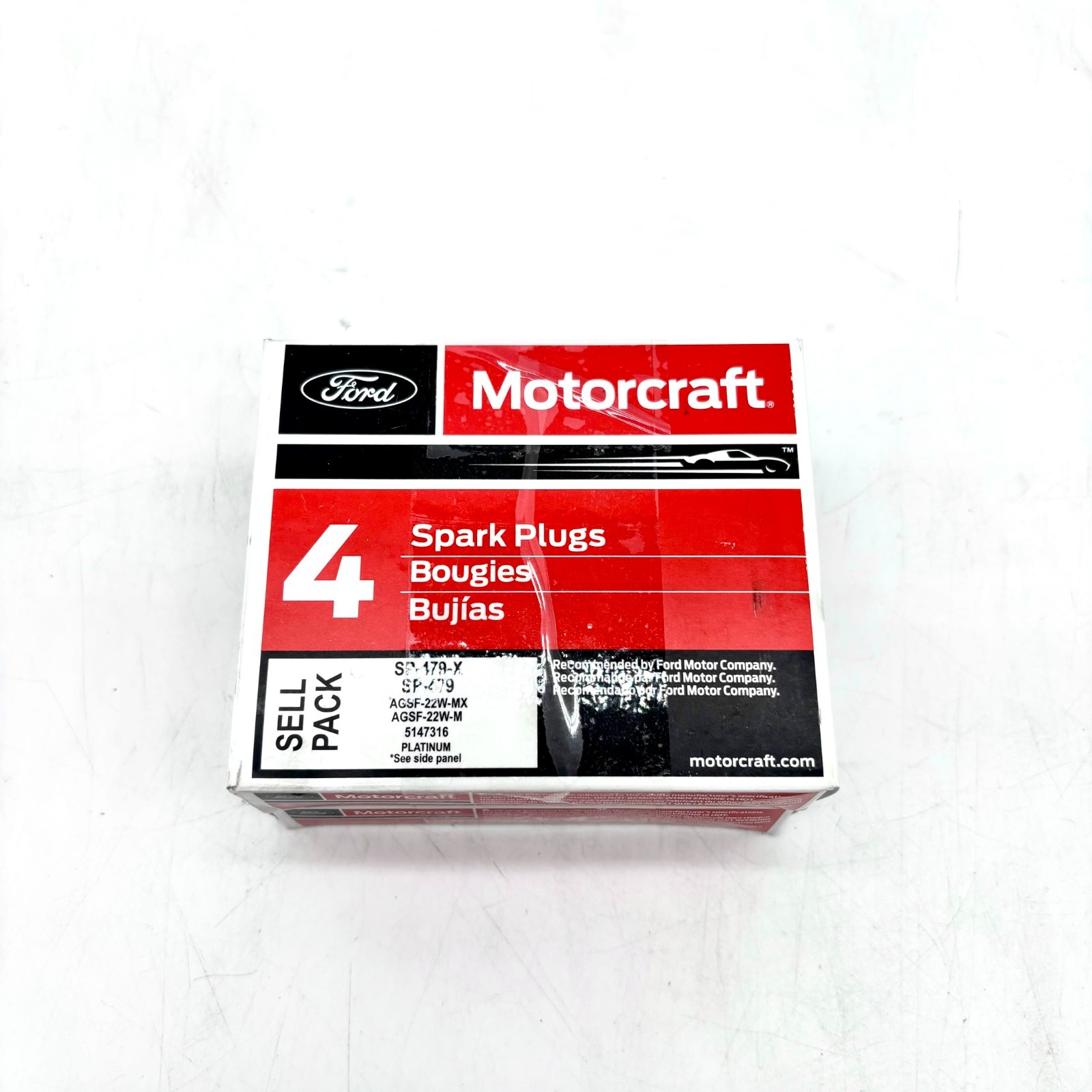 Lot Of 2 Ford Motorcraft Spark Plugs SP-479-X / SP-479 - 4 Plugs Each Box
