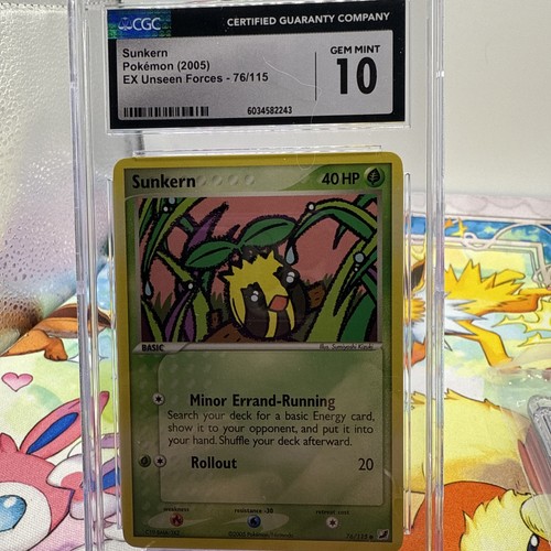 Sunkern graded CGC 10 for sale on eBay
