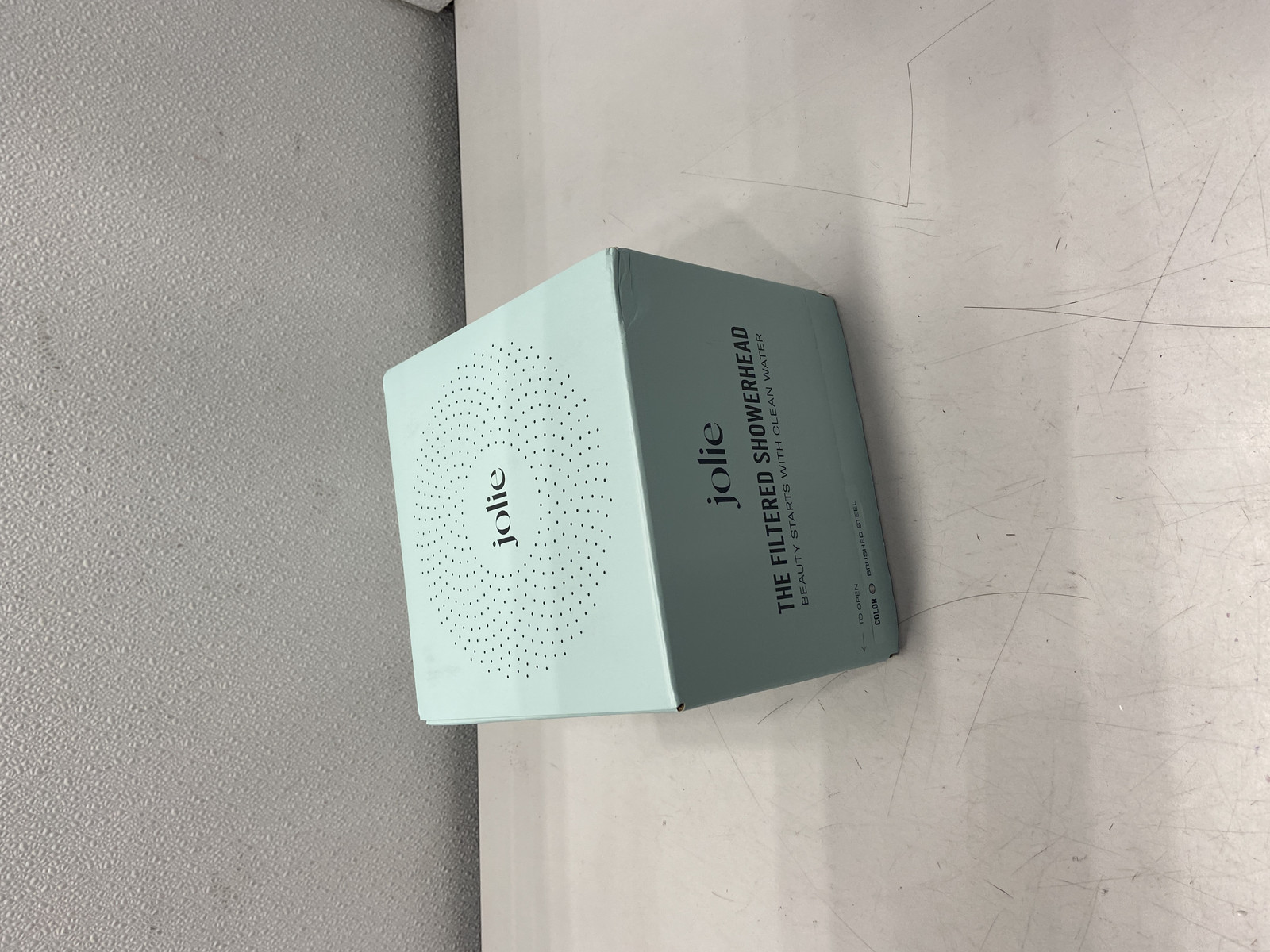 Jolie Brushed Steel Filtered Showerhead for Pure Water SHWR-BS-NP