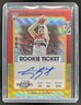 2021-22 Panini Contenders Optic Corey Kispert RC Gold Wave VAR Auto #/10 Wizards