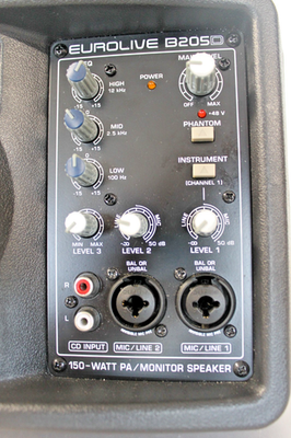 Behringer EUROLIVE B205D Ultra-Compact 150W PA/Monitor Speaker