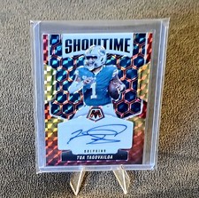2025 Panini Mosaic Football Tua Tagovailoa SOS-TUA Auto 