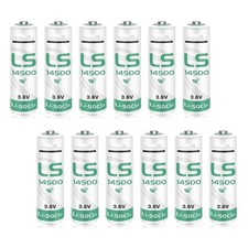 12X for LS 14500 LS14500 AA 3.6V Lithium Battery US STOCK  