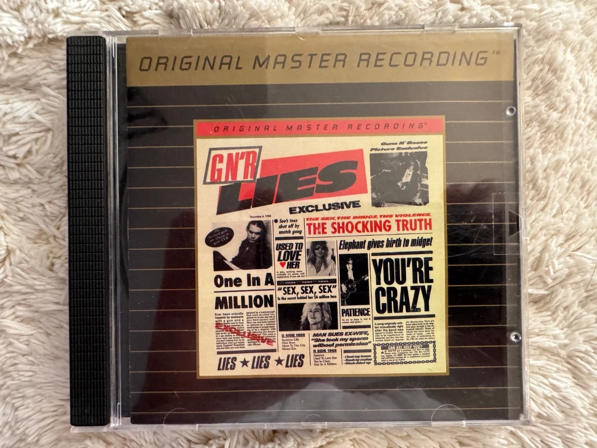 Guns N' Roses / GN'R LIES 限定24金ゴールドディスク Guns 旧規格 MFSL ゴールドCD GUNS N' ROSES / GN'R LIES (UDCD 748