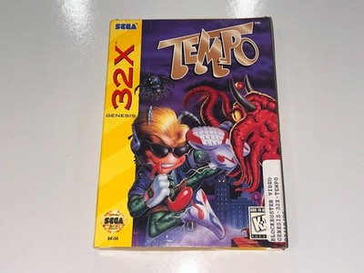 Tempo (Sega 32X) CIB Complete in Box w Manual + Registration Card EXC