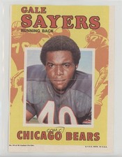 1971 Topps Football Pin-Ups Gale Sayers #12 HOF 2u3