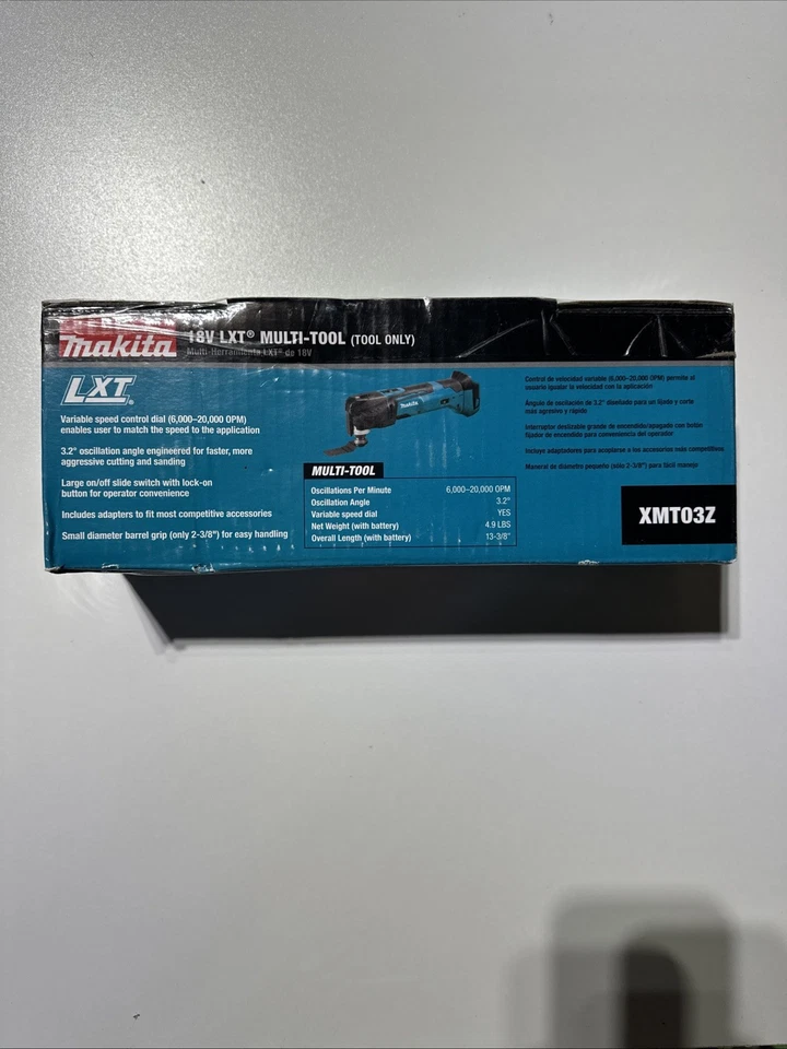 Makita XMT03Z 18V LXT Lithium-Ion Cordless Multi-Tool - Image 2 of 3