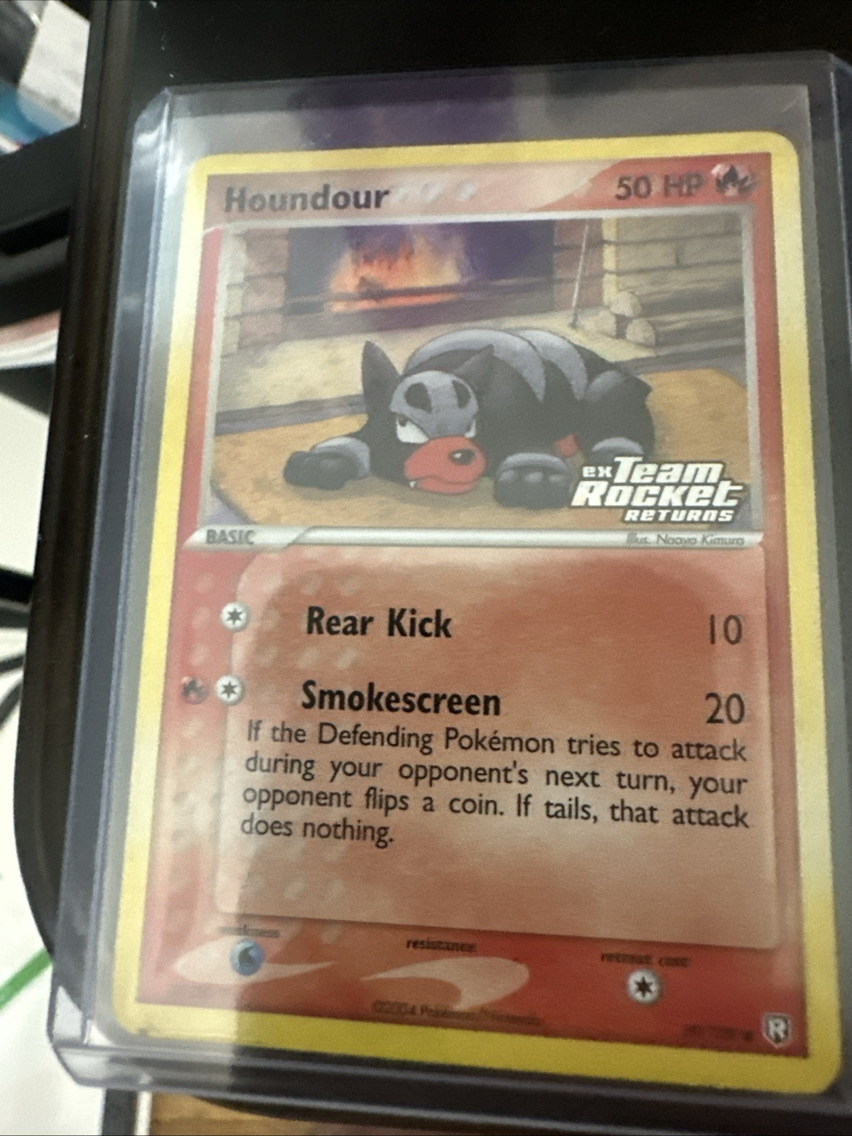 Pokemon Card - Houndour Team Rocket Returns 59/109 Reverse Holo Stamped