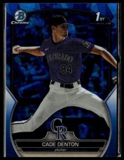 2023 Bowman Draft Sapphire Edition #BDC-22 Cade Denton