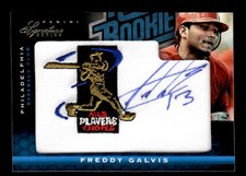 2012 Panini Signature Series #117 Freddy Galvis Rookie MLBPA Logo #/299
