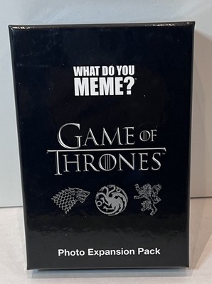 NEW! What Do You Meme? Game of Thrones Photo Expansion Pack Sealed