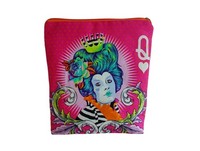Kosmetiktasche Schminktasche Kulturbeutel KöNigin Spielkarte 19,5 X 19,5 X 4 Cm