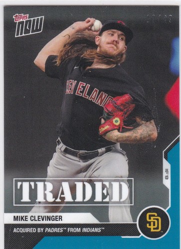 2020 Topps Now 185 Mike Clevinger