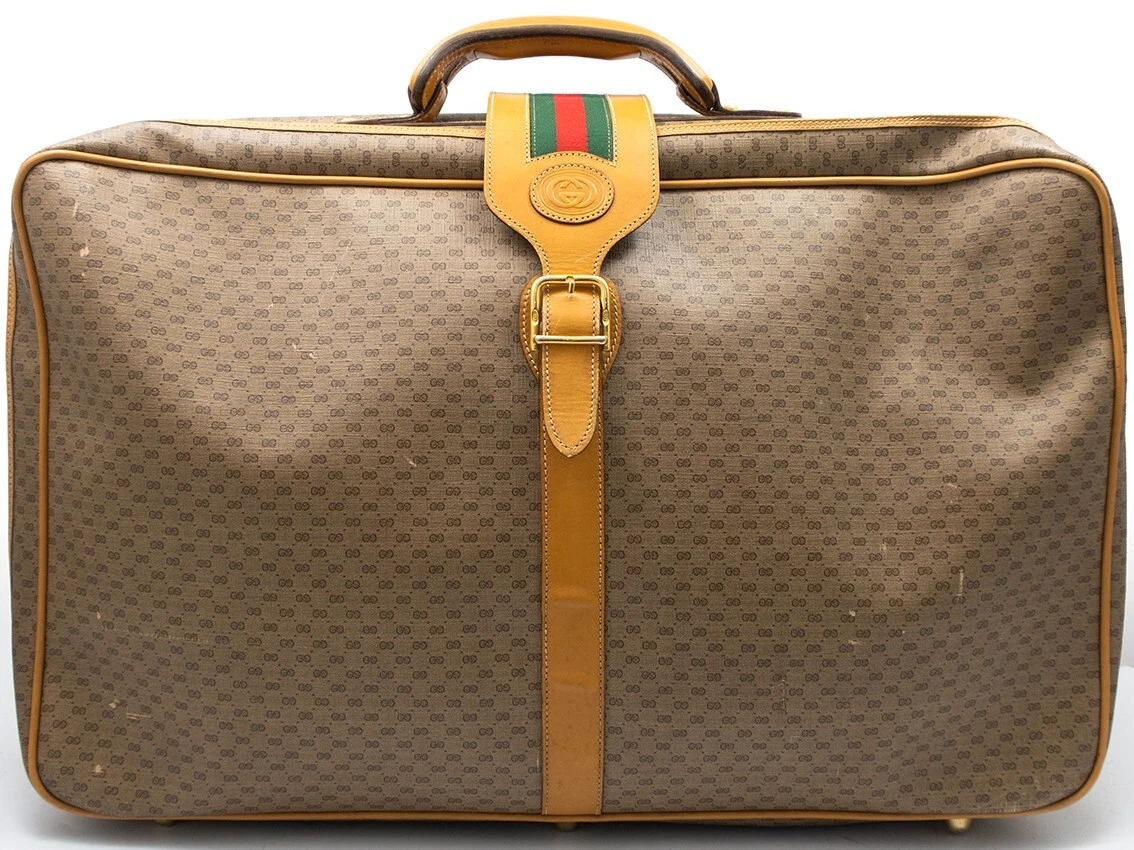 SAC DE VOYAGE GUCCI SHERRY VALISE MALLE BAG SAC WEEKENDER VINTAGE LOGO DE VOYAGE