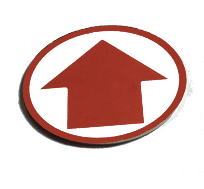 Red Arrow Alignment Golf Ball Marker -1 Marker Only- CUSTOM HAND MADE in the USA