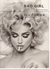 MADONNA "BAD GIRL" SHEET MUSIC-1982-EXTREMELY RARE-NEW ON SALE-MINT CONDITION 
