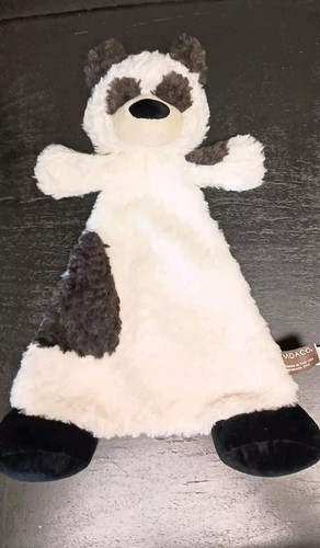 Demdaco Peluche Nat E Jules Panda Orso Coperta di Sicurezza Bambino Lovey