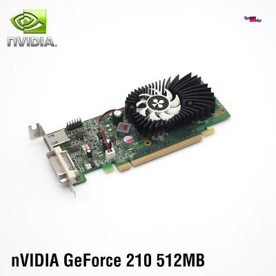 NVIDIA GEFORCE 210CGNX-212LI N210-64512 512MB Low Profile Video Card