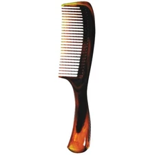 BARBER BEAUTY SALON SCALPMASTER TORTOISE DETANGLING WET COMB 9"