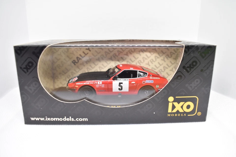 Modellino auto rally scala 1:43 Datsun 240Z IXO diecast modellismo statico car - Immagine 2 di 3