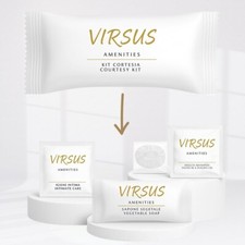 50 KIT CORTESIA 1 BUSTINA IGIENE INTIMA, 1 DOCCIA SHAMPOO, 1 SAPONETTA, 1 CUFFIA