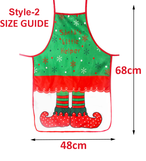 Christmas Aprons Kitchen Ornament Women Dinner Cooking Apron Home Decorations UK eBay
