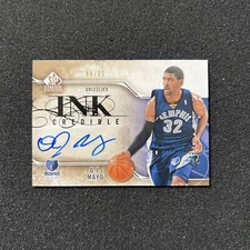 2009-10 UD SP Signature Edition O.J. MAYO #I-OM Incredible Ink 66/99 ROOKIE AUTO