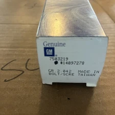 Genuine GM OEM 14097278 Bolt Start Motor 1982-1996 NOS