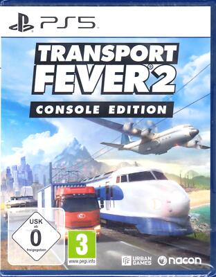Transport Fever 2  - PS5 / PlayStation 5 - Neu & OVP - Deutsche Version