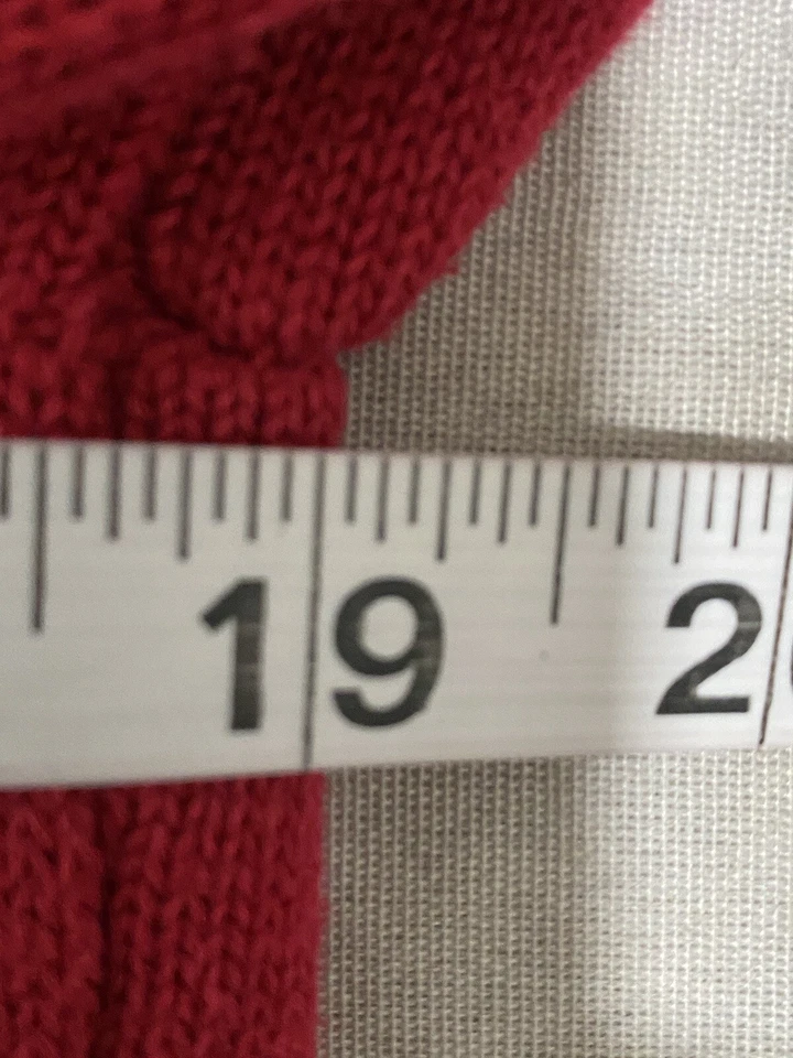 Foxcroft Women’s Long sleeve full zip Sweater Mock neck red embroidered Small - Image 3 of 4