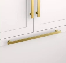 Signature Hardware 18" Covello Solid Brass Appliance Pull Polished Brass