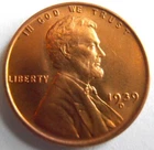 1939 D BU Lincoln Cent, Higher Grade Mint State Coin (39DHM8), FREE SHIPPING
