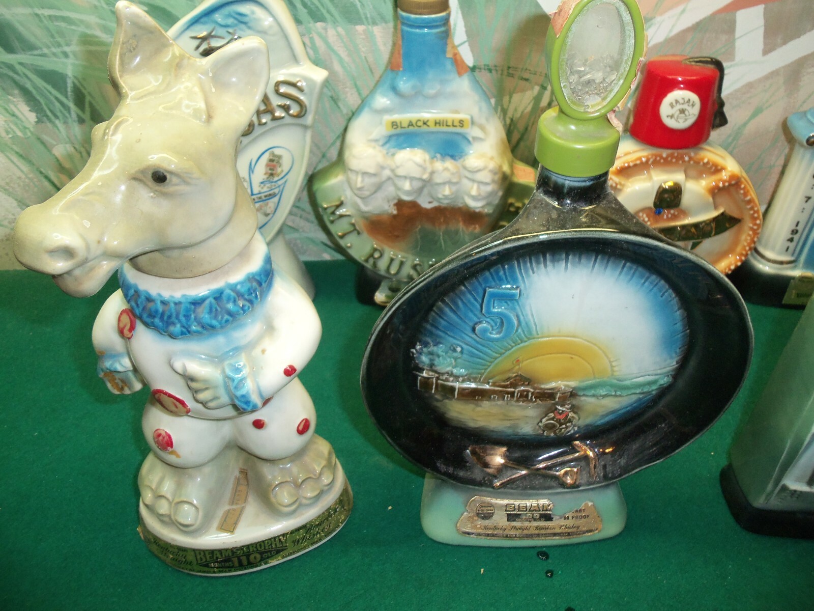 Lot of 8 Jim Beam Decanters eBay