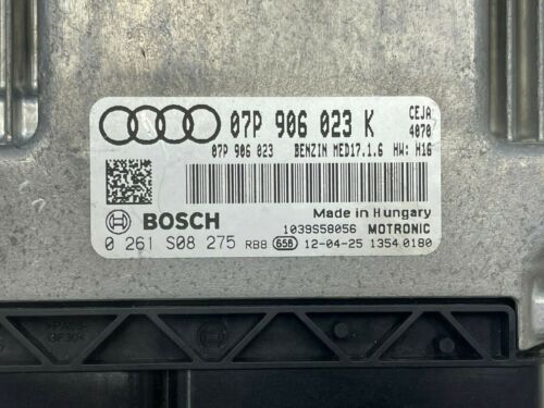 2012 - 2014 AUDI A8L 6.3L ENGINE COMPUTER CONTROL MODULE ECU ECM OEM 07P906023K - Picture 3 of 7