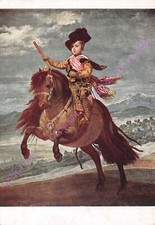 Postcard Art Diego Rodriguez Sa Sylva Y Velasquez L Infant Don Balthazar