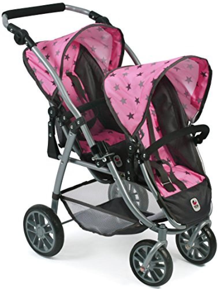 Bayer CHIC 2000 689 83 Vario - Passeggino per Bambole gemellari, Motivo: Stellin